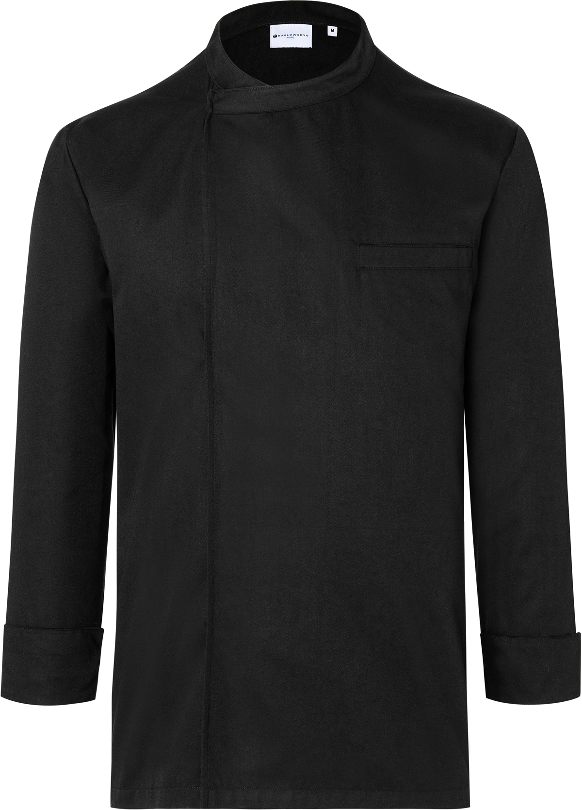 Langarm Überwurf-Kochhemd Basic