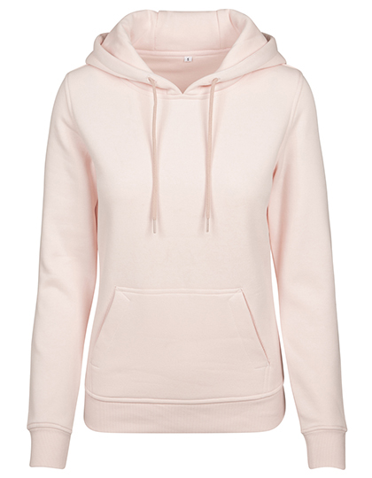 Schwerer flauschiger Damen-Hoodie mit Kängurutasche