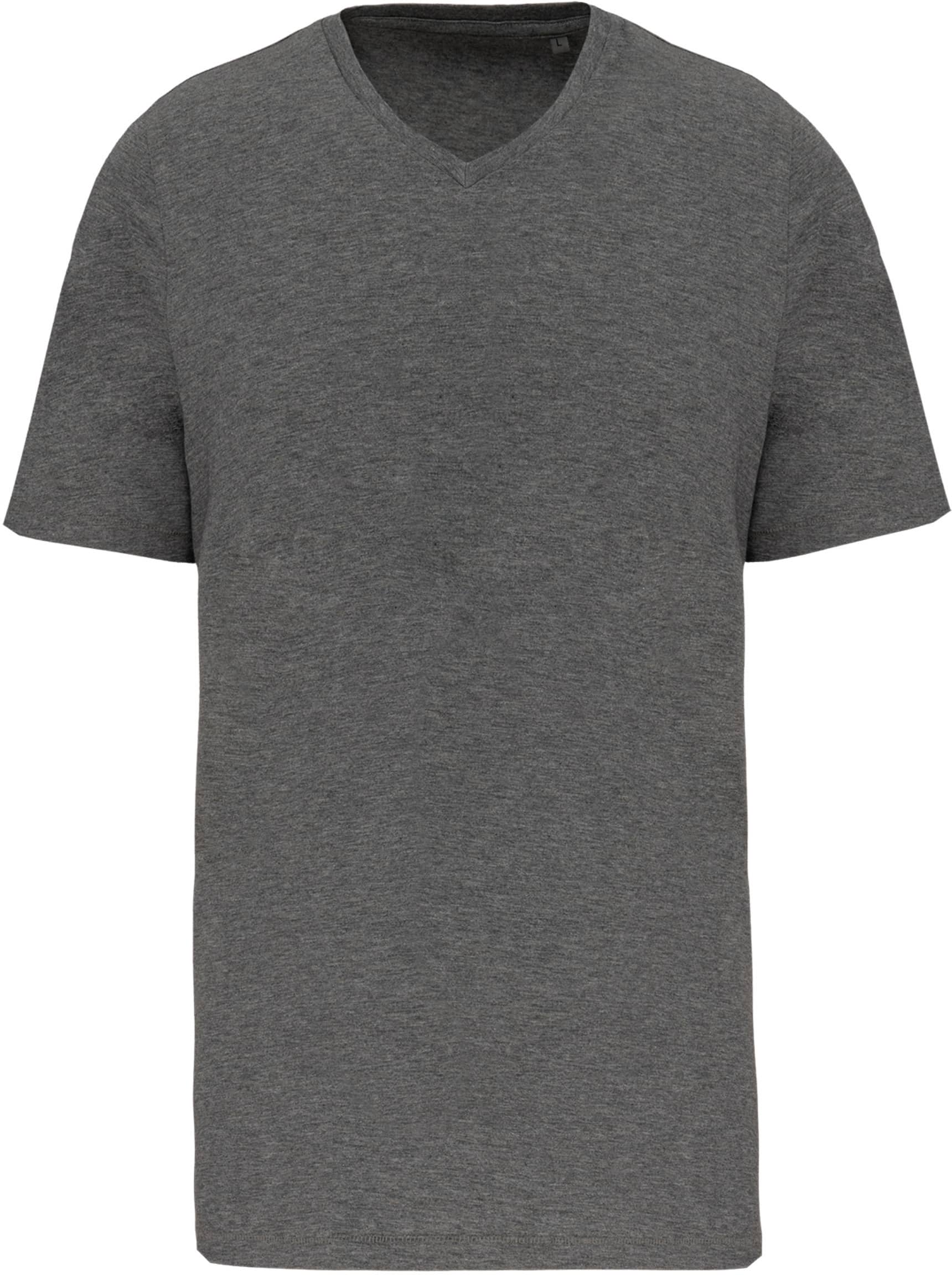 Herren-T-Shirt Supima® mit V-Ausschnitt und kurzen Ärmeln
