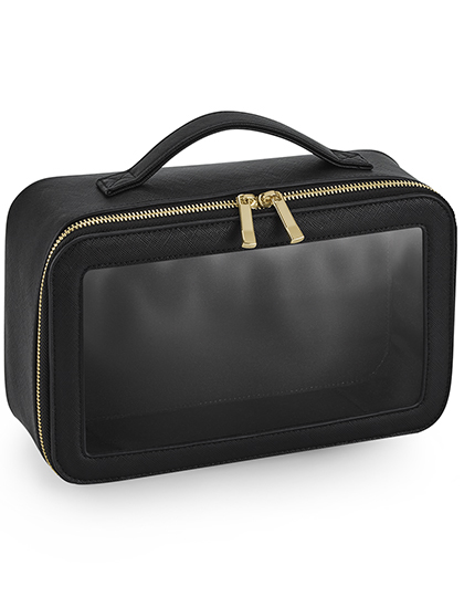 Kulturtasche "Boutique" aus feinkörnigem Saffiano-Kunstleder