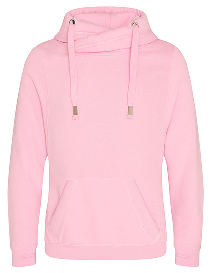 Modischer Unisex-Hoodie mit Überkreuz-Nackendetail