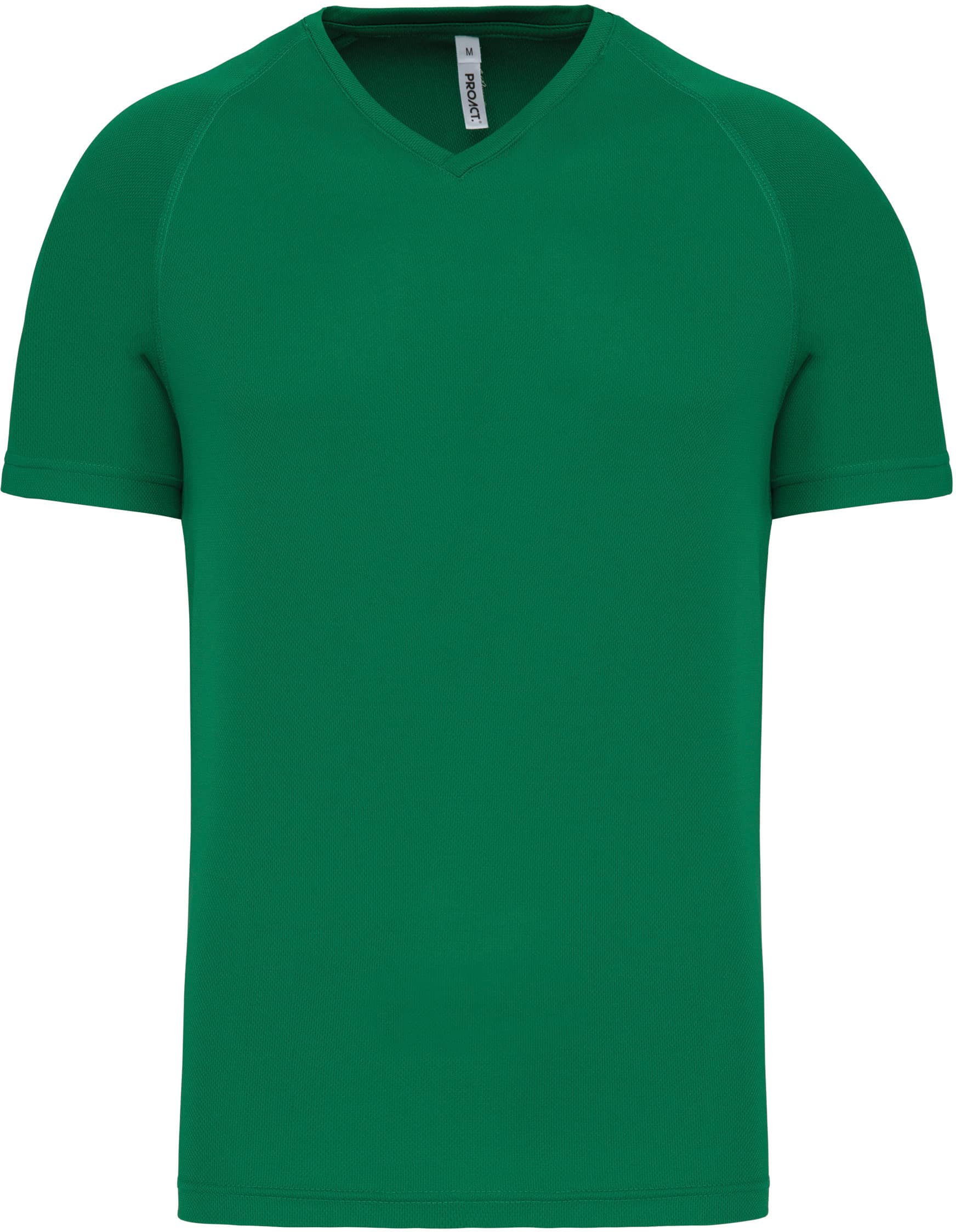Herren Kurzarm-Sportshirt mit V-Ausschnitt