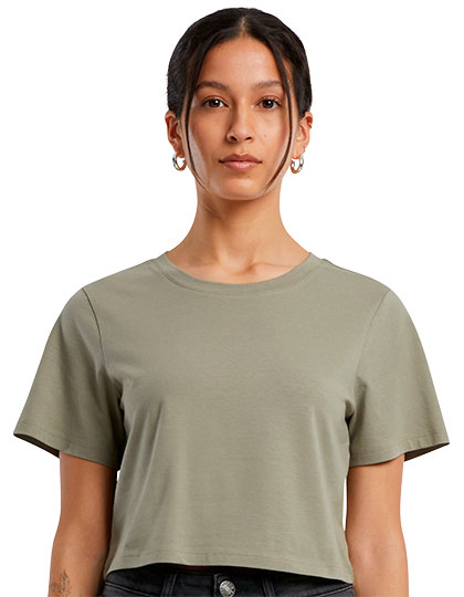 Modisches Cropped-T-Shirt für Damen