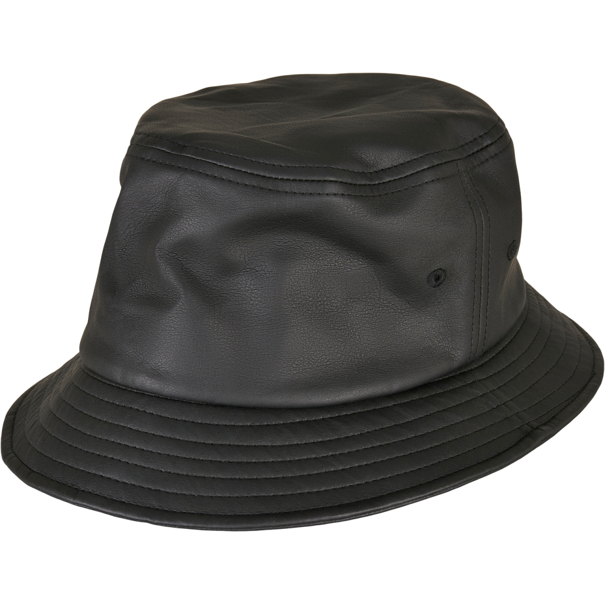 Imitation Leather Bucket Hat