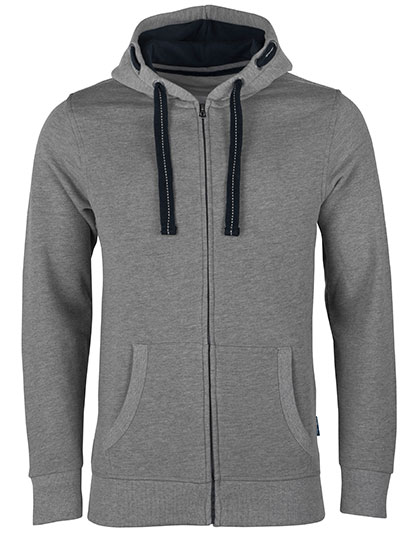 Weicher schmal geschnittener Herren-Zip-Hoodie