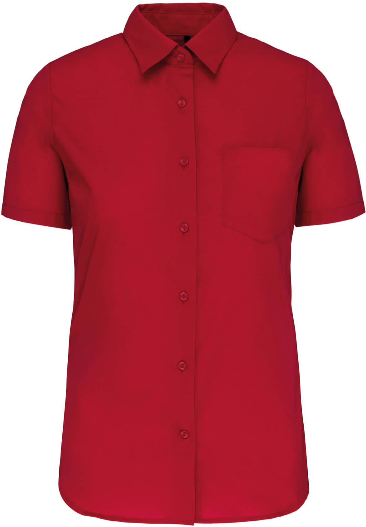 Damen Popelinebluse Kurzarm
