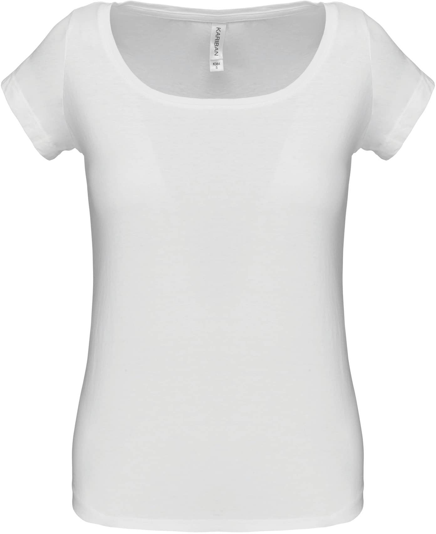 Ladies’ Boat Neck Short-sleeved T-shirt