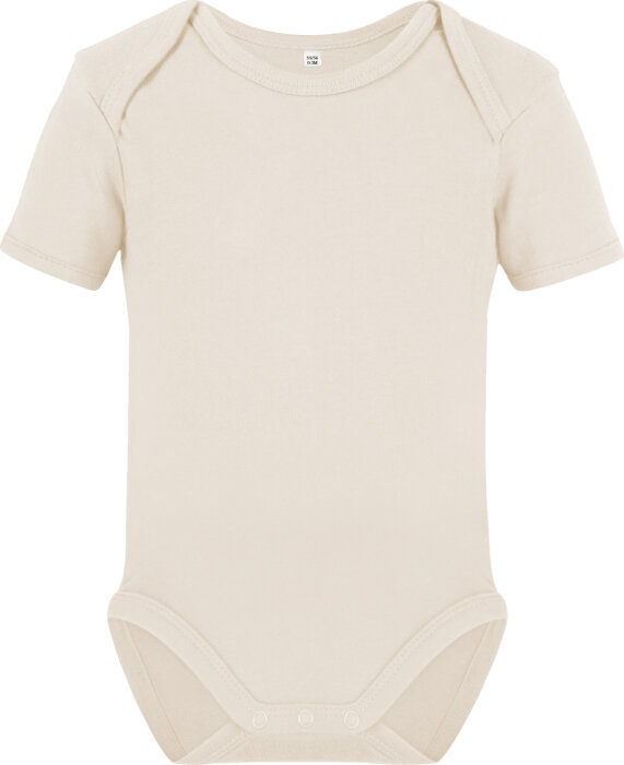 Organic Baby Bodysuit Short Sleeve Bailey 01