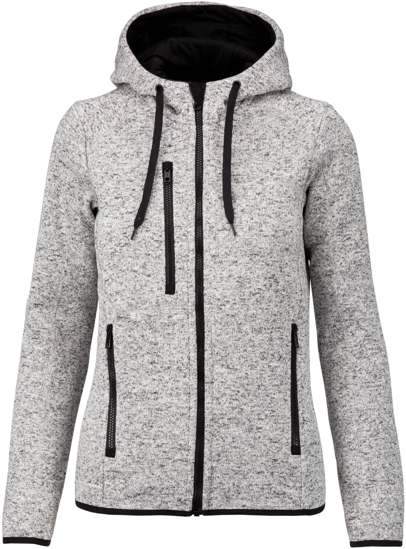 Damen-Hoodie aus Chiné
