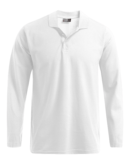 Schweres Herren-Langarm-Poloshirt