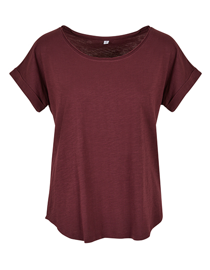 Damen-T-Shirt aus Slub Garn