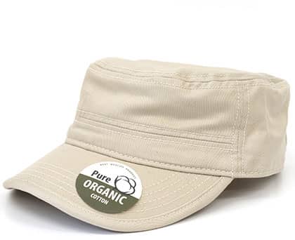 Organic Cotton Army Cap Washed