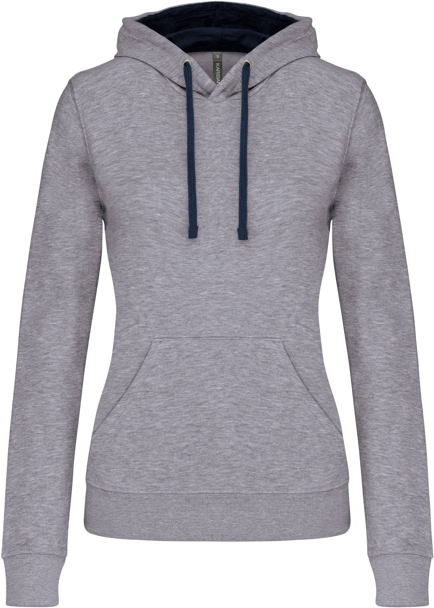 Damen-Kapuzensweatshirt bicolor