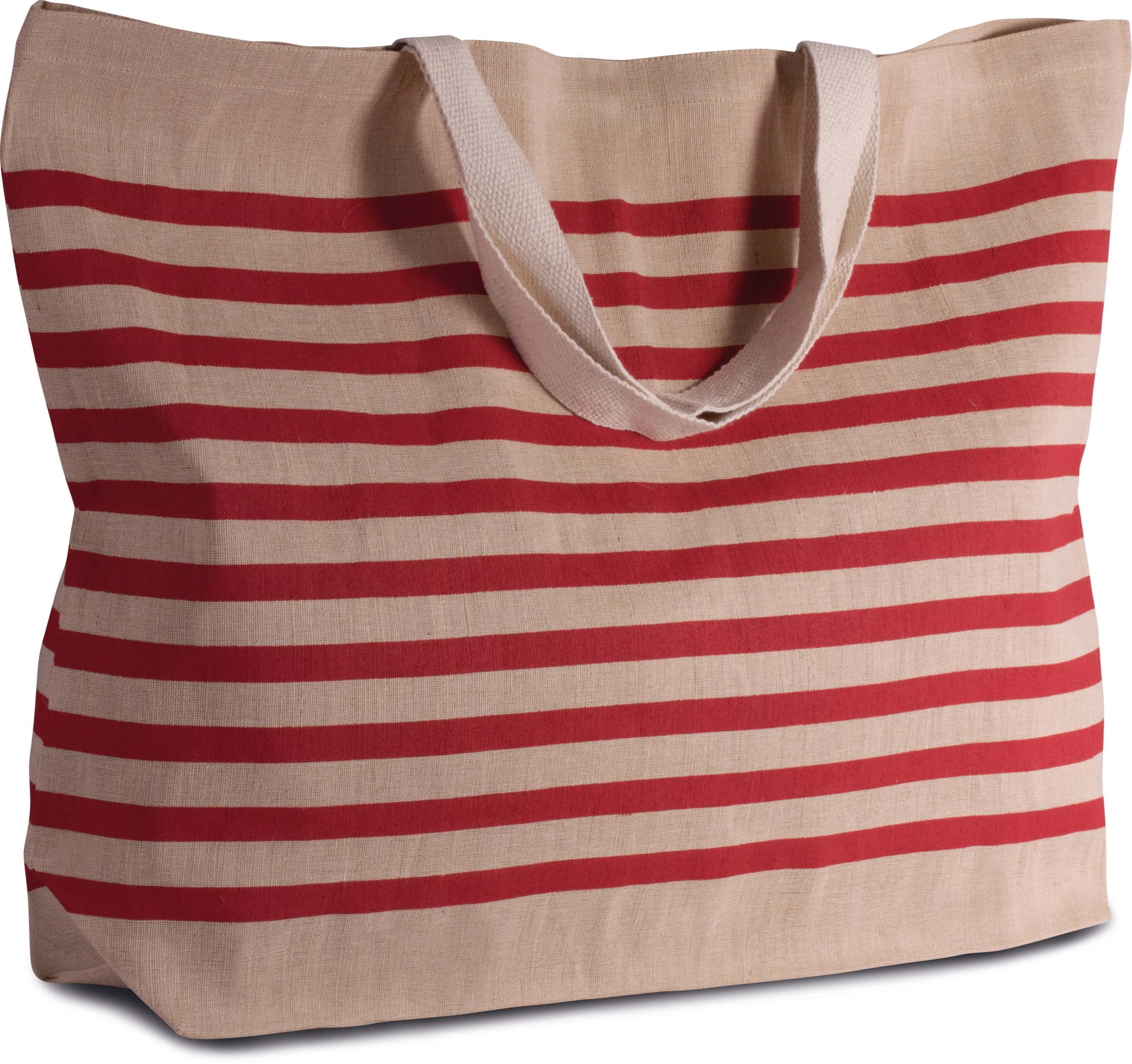 Großer Shopper aus Jute-Baumwoll-Mischgewebe