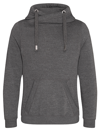 Modischer Unisex-Hoodie mit Überkreuz-Nackendetail