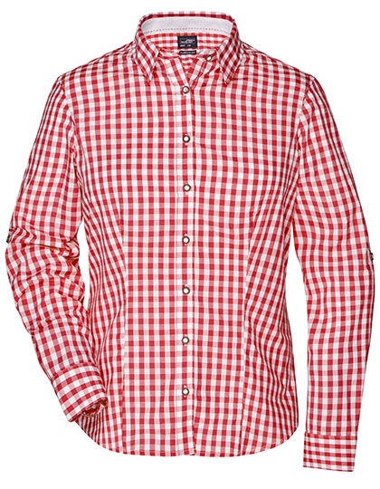 Bluse im klassischen Trachtenlook