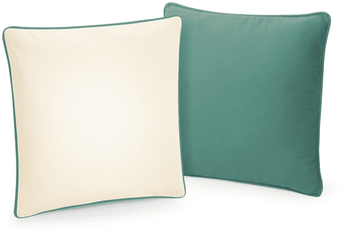 Fairtrade Cotton Piped Cushion Cover