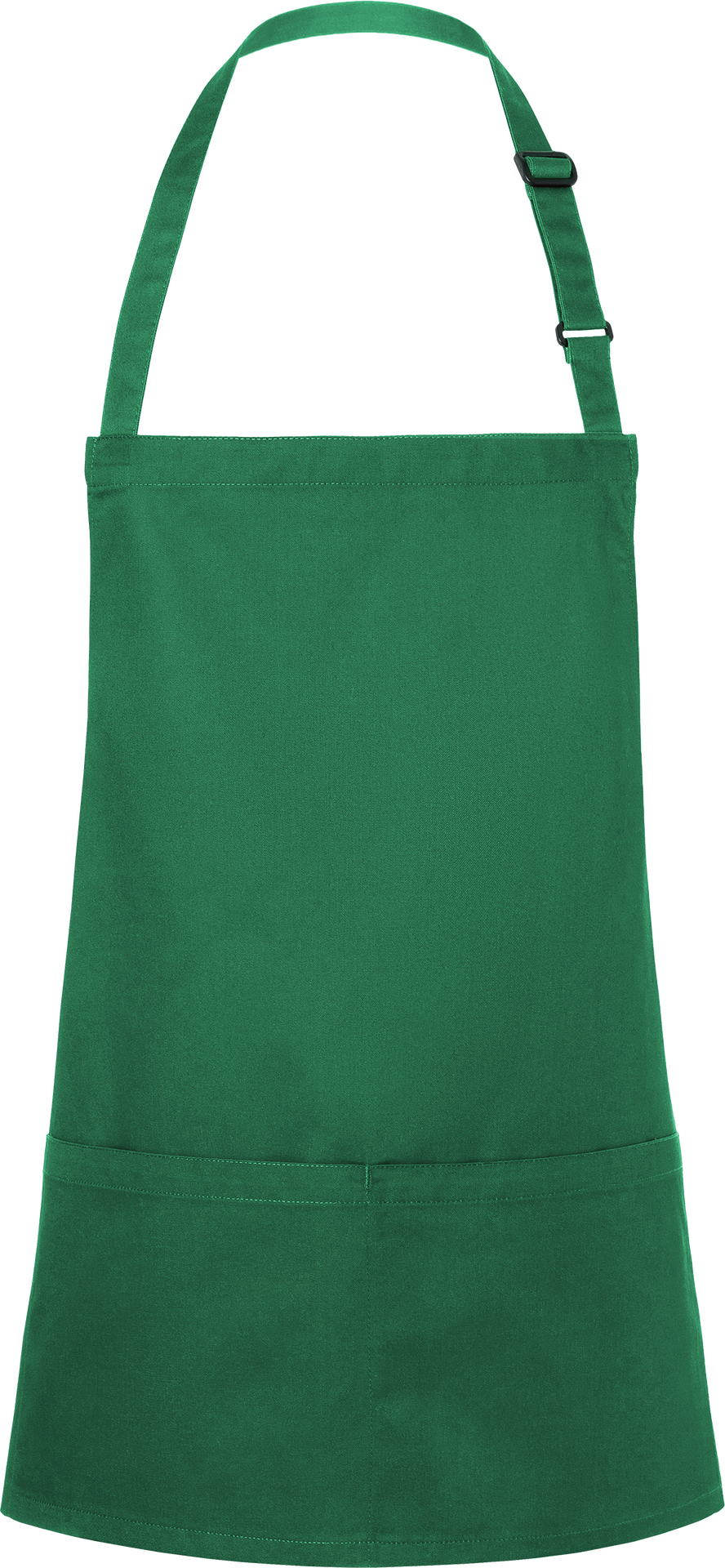 Kurze Latzschürze Basic mit Schnalle und Tasche