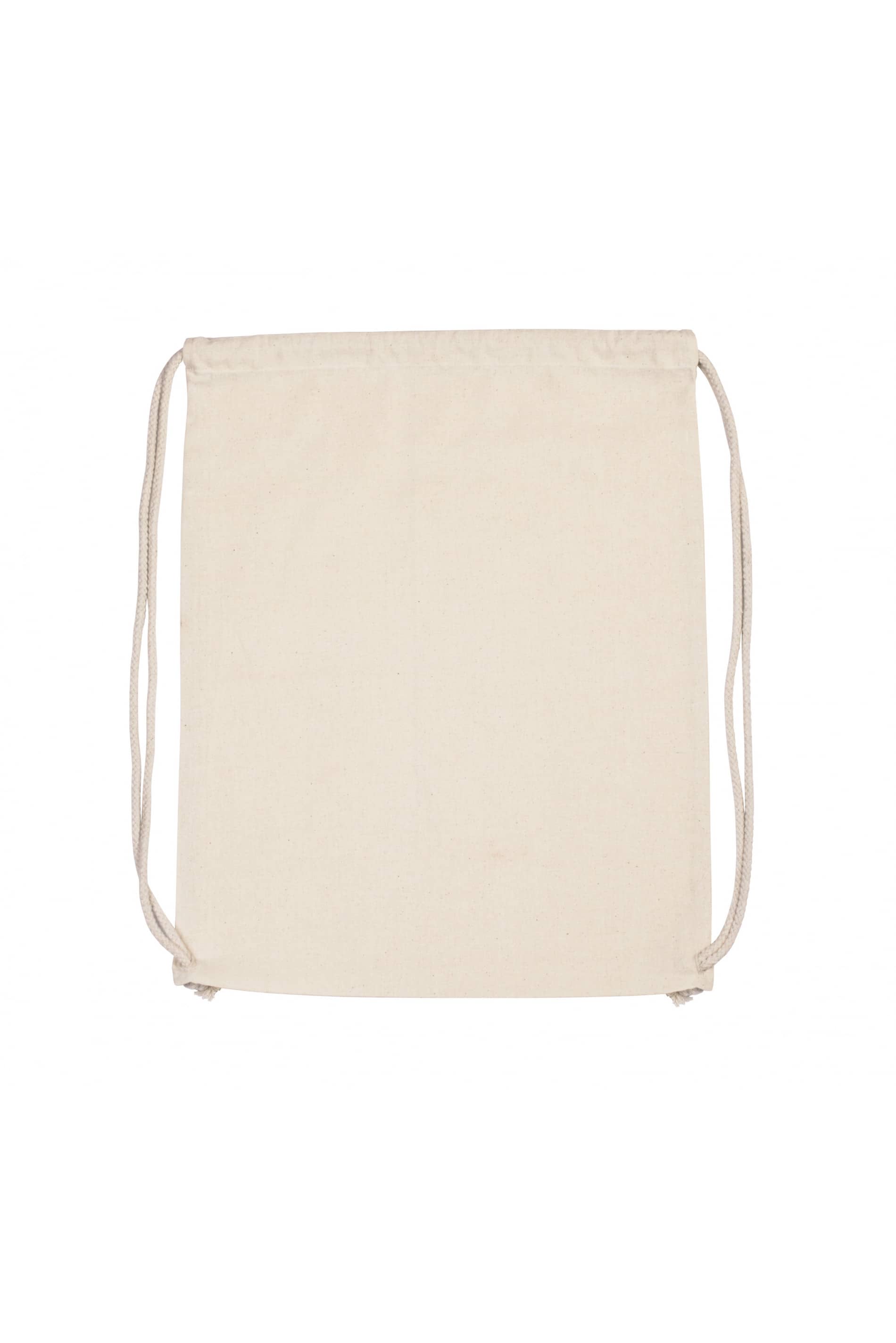 Rucksack/Turnbeutel. Bio-Baumwolle - Natural