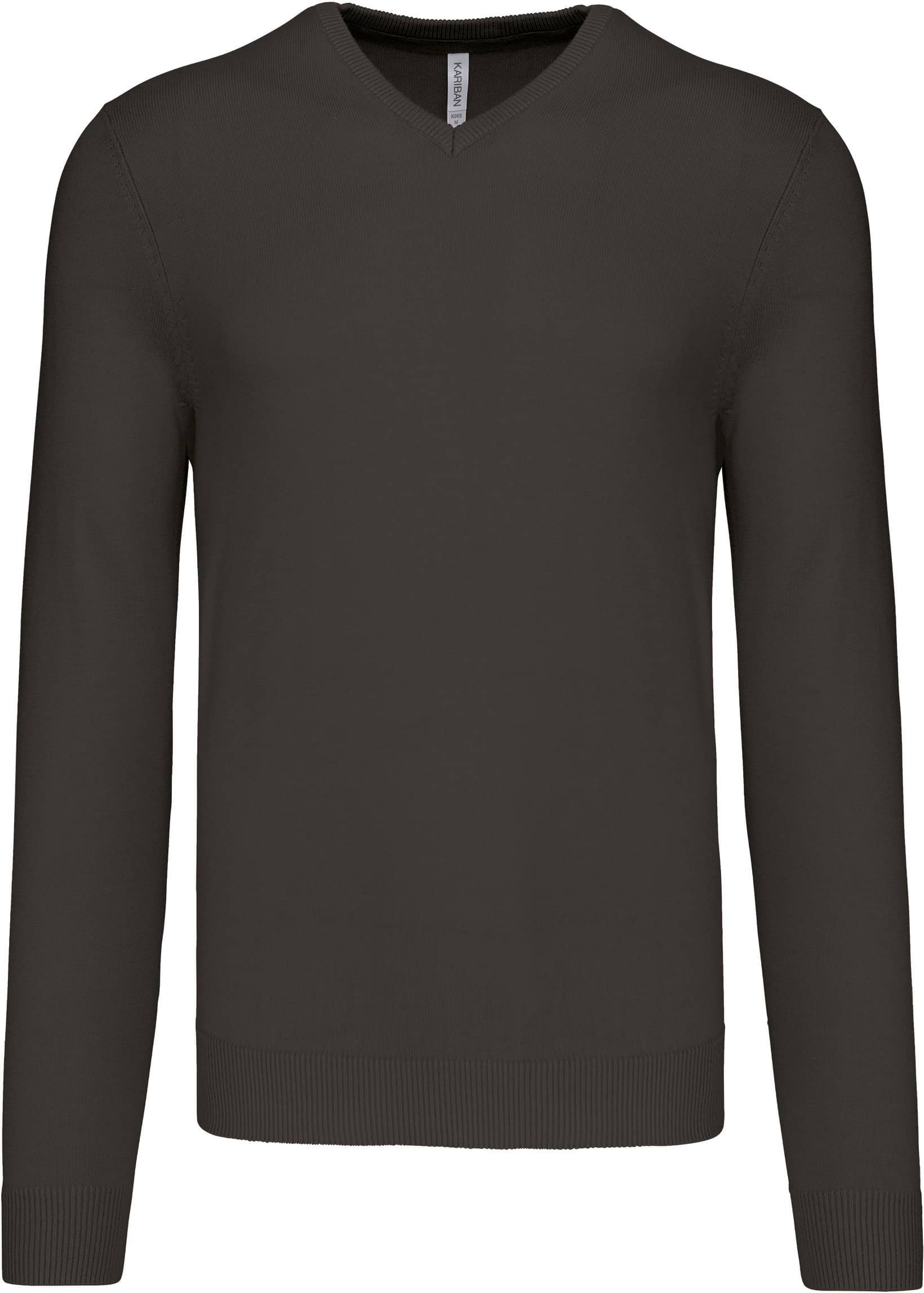 Herrenpullover mit V-Ausschnitt