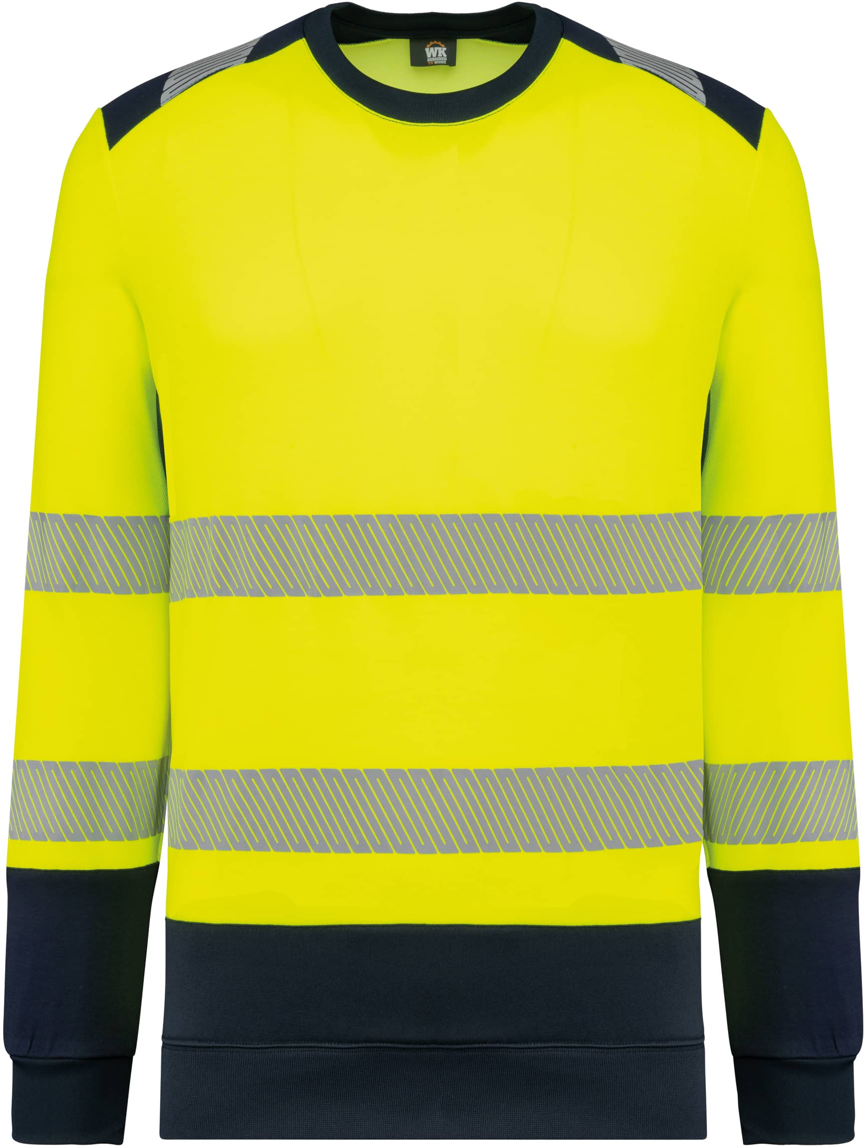 Recyceltes Sicherheitssweatshirt Rundhalsausschnitt