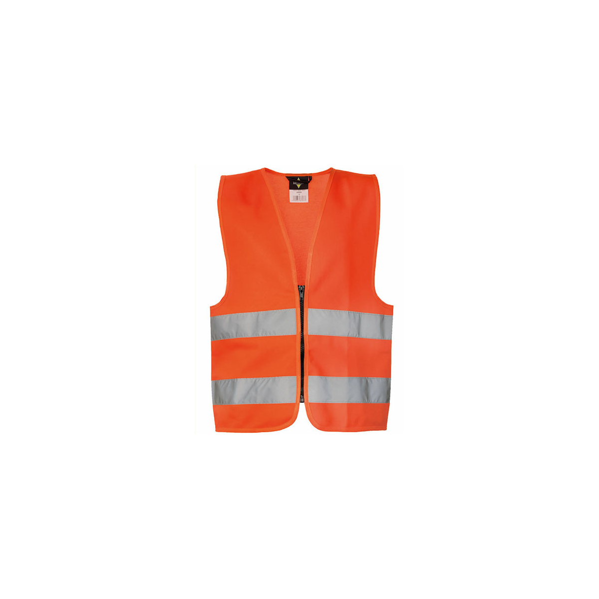 Kids´ Hi-Vis Safety Vest With Front Zipper Aalborg