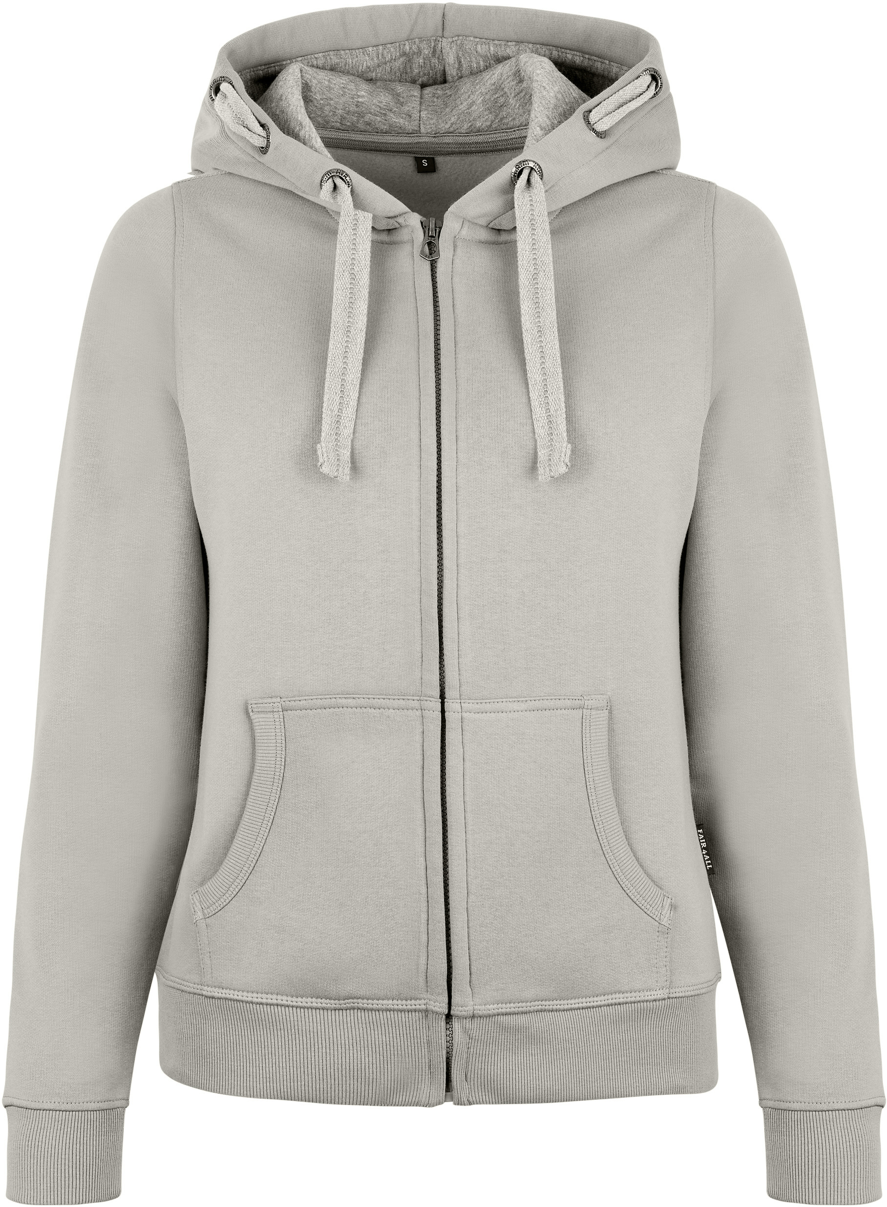 Weicher leicht taillierter Damen-Zip-Hoodie