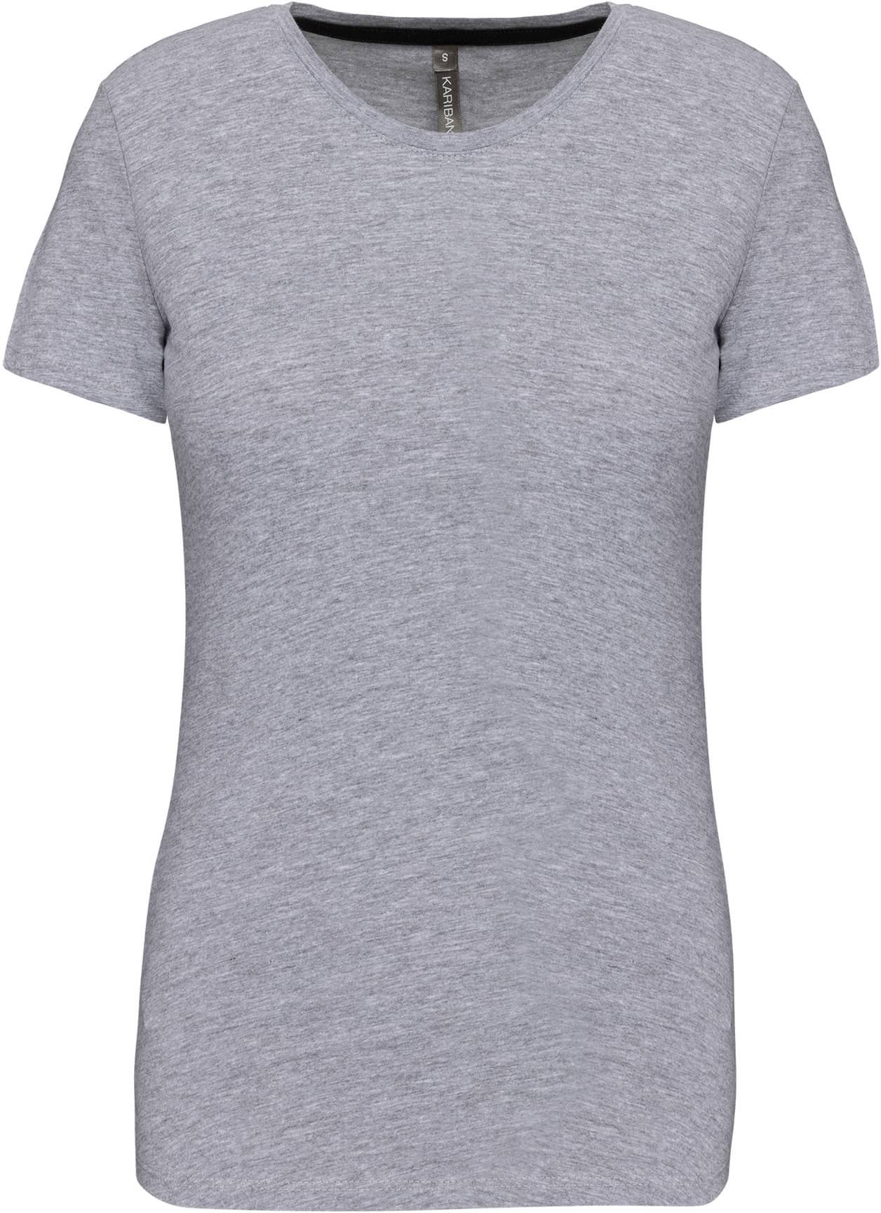 Ladies` Short-Sleeved Crew Neck T-Shirt