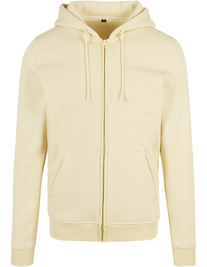 Schwerer kuscheliger Herren-Zip-Hoodie mit Kängurutasche