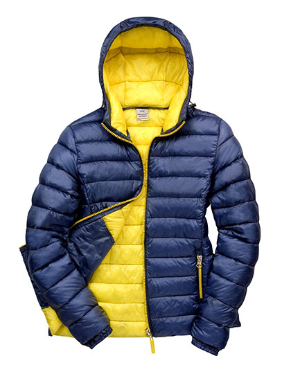 Modische Damen-Pufferjacke "Snow Bird" mit Kontrastfutter