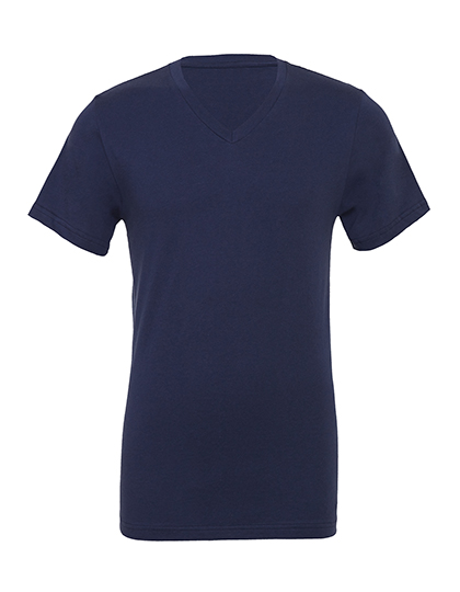 Slim Fit Unisex-Fashion-T-Shirt mit V-Neck