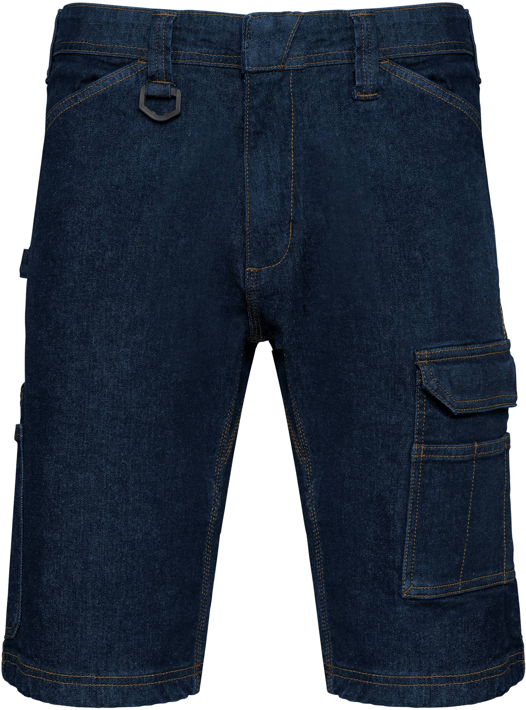 Denim-Bermuda-Shorts mit mehreren Taschen für Herren