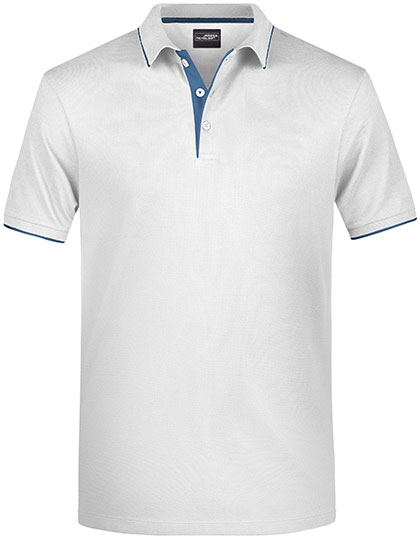 Klassisches Herren-Polo mit Kontraststreifen