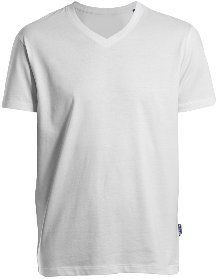 Premium Herren-T-Shirt aus Bio-Baumwolle mit V-Neck