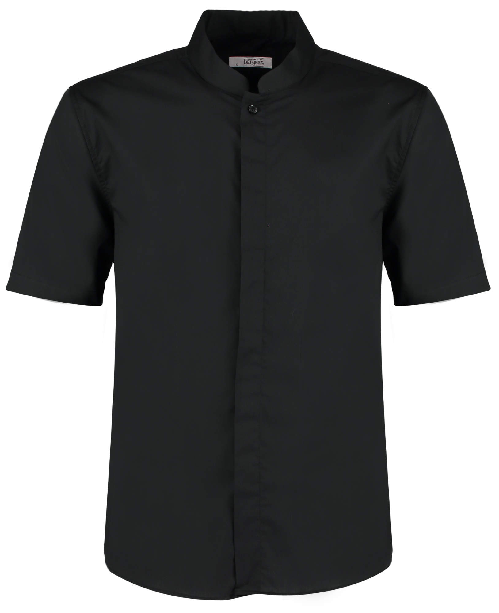 Men´s Tailored Fit Mandarin Collar Shirt Short Sleeve