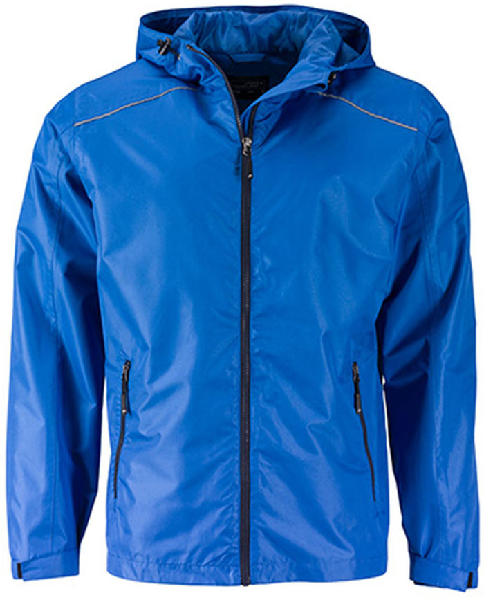 Sportliche Herren-Outdoorjacke mit Kinnschutz