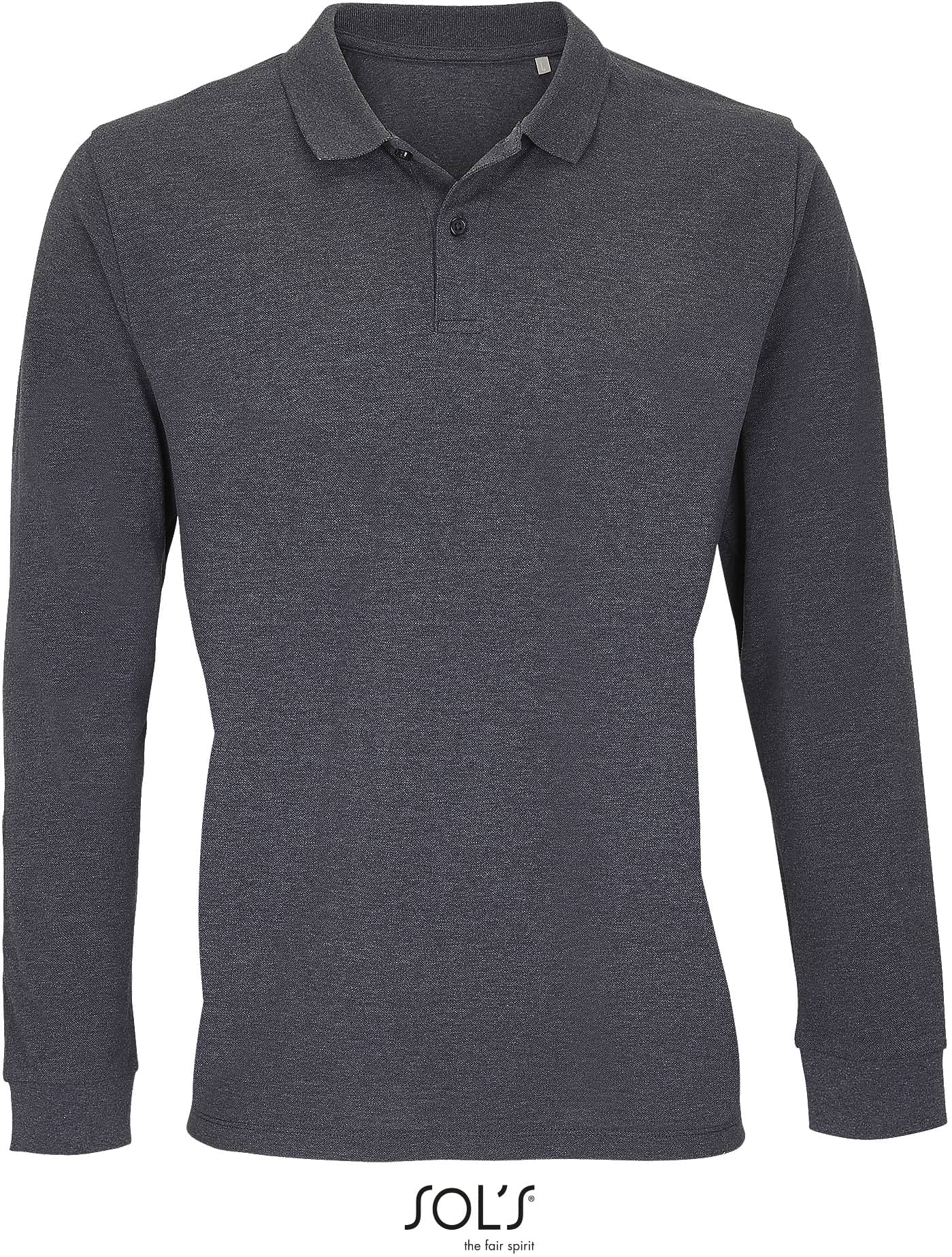 Unisex Long Sleeve Polo Shirt Planet