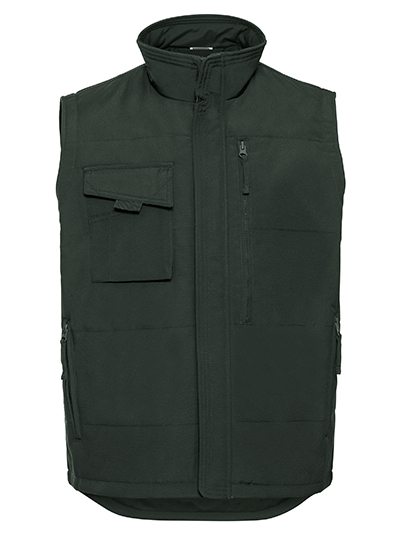 Schwere Herren Arbeitsweste "Heavy Duty" mit fleckenabweisender-DuPont-Beschichtung