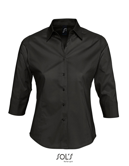 Women´s Stretch-3/4-Sleeve Blouse Effect