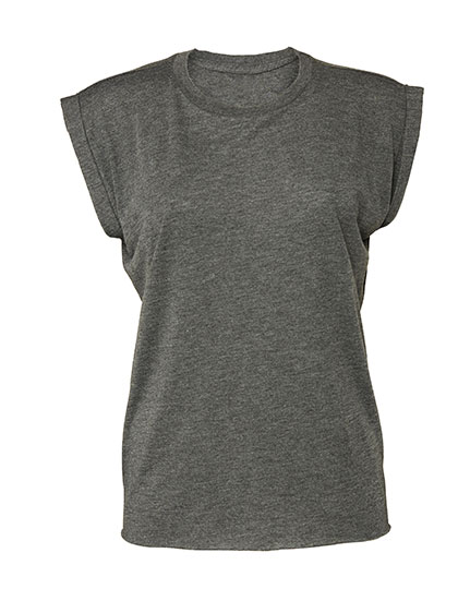 Flowy Damen T-Shirt mit Roll-Ärmeln