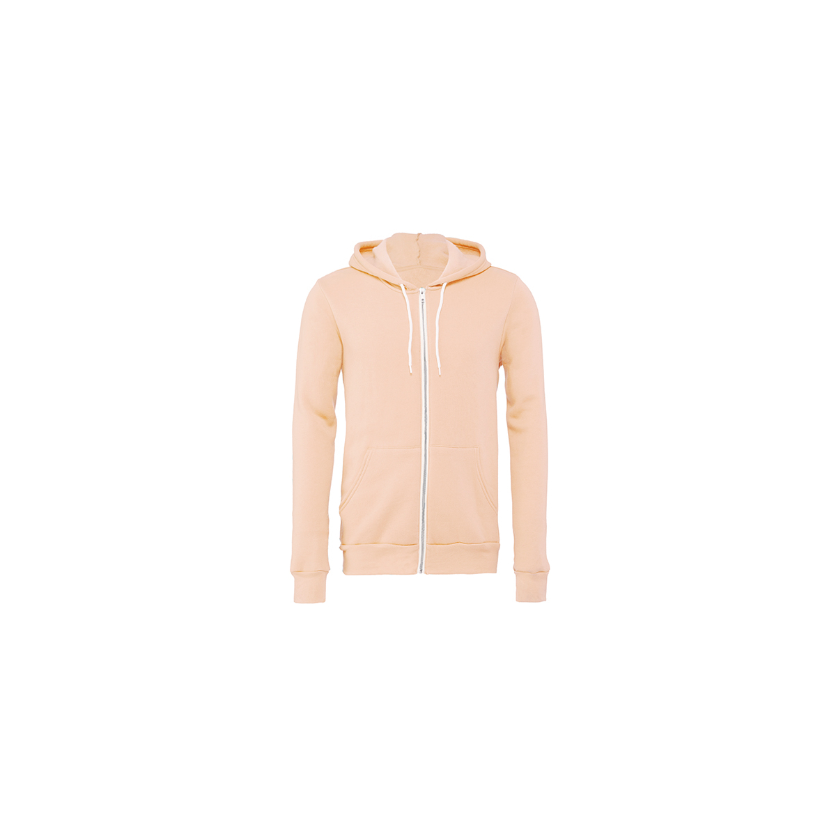 Unisex Poly-Cotton Fleece Full-Zip Hoodie