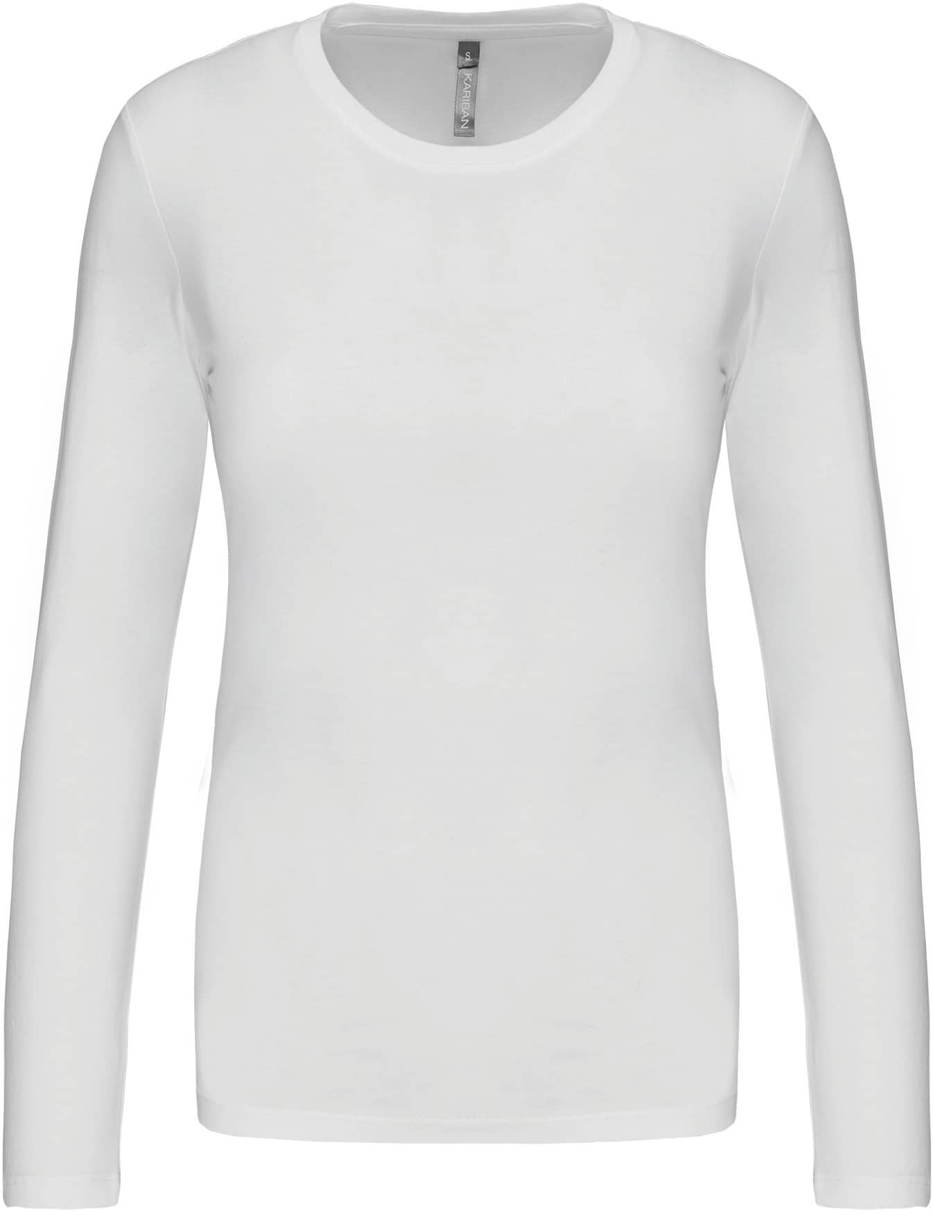 Ladies` Long-sleeved Crew Neck T-shirt