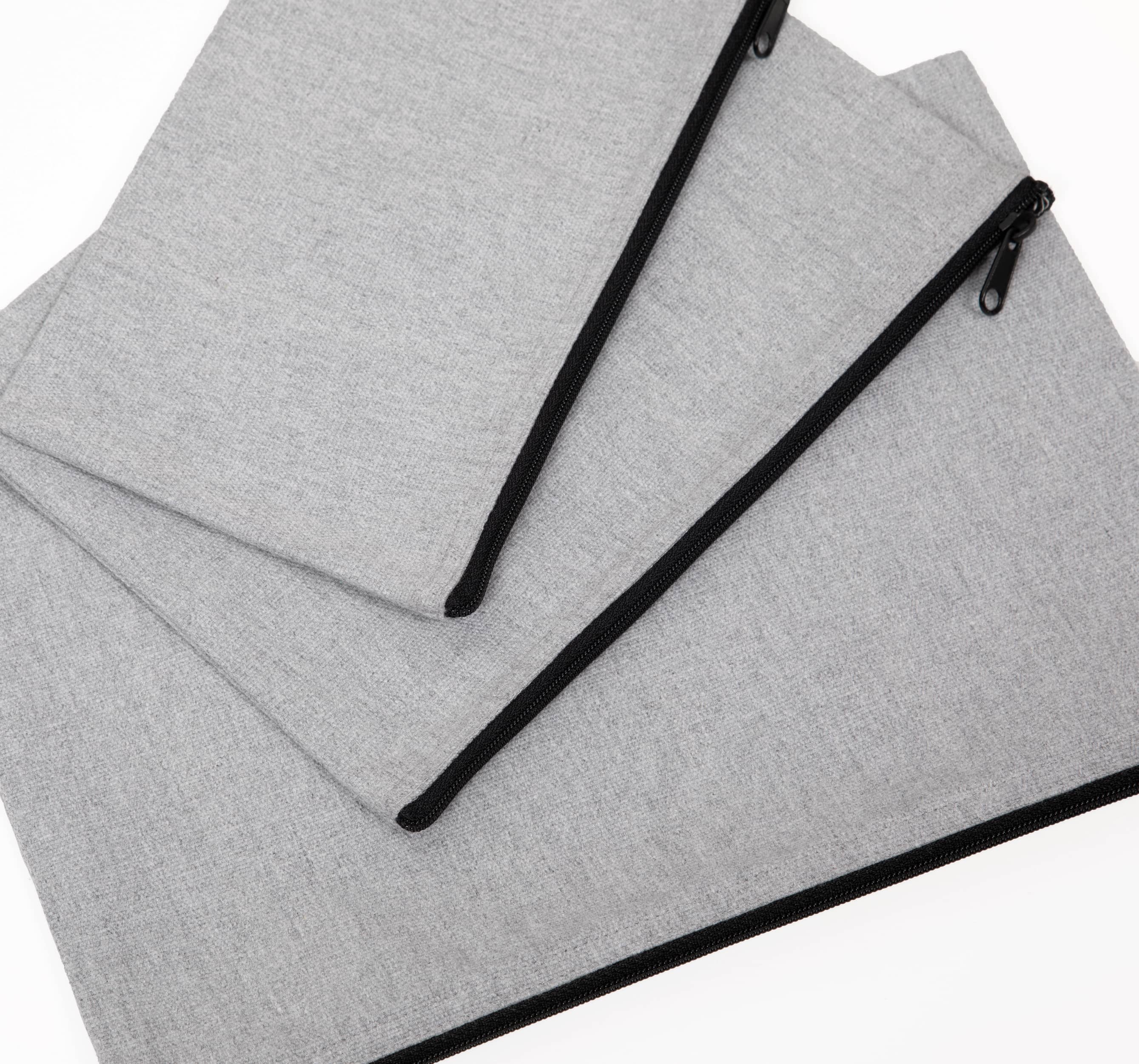Recycelte kleine Tasche mit Reißverschluss