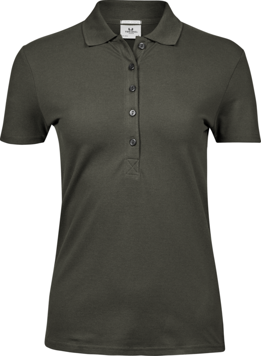 Elastisches Premium Damen-Poloshirt aus Bio-Baumwolle