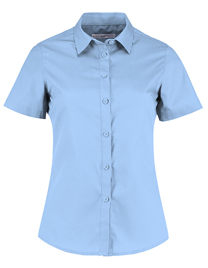Women´s Tailored Fit Poplin Shirt Short Sleeve