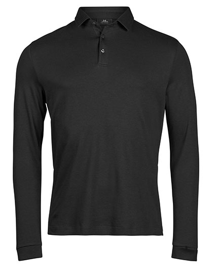 Pima Cotton Long Sleeve Polo