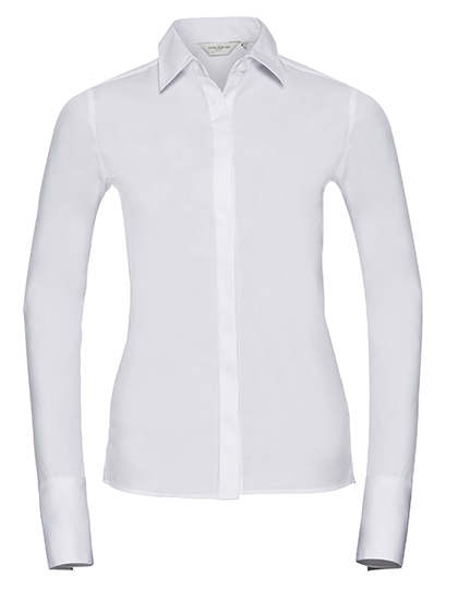 Ladies' Long Sleeve Fitted Ultimate Stretch Shirt