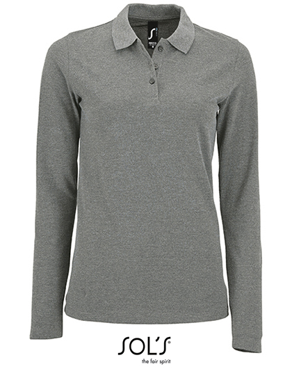 Women´s Long-Sleeve Piqué Polo Shirt Perfect