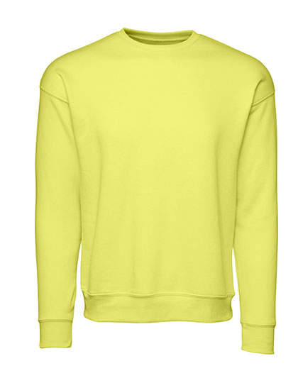 Unisex Fleece-Sweatshirt mit überschnittenen Schultern
