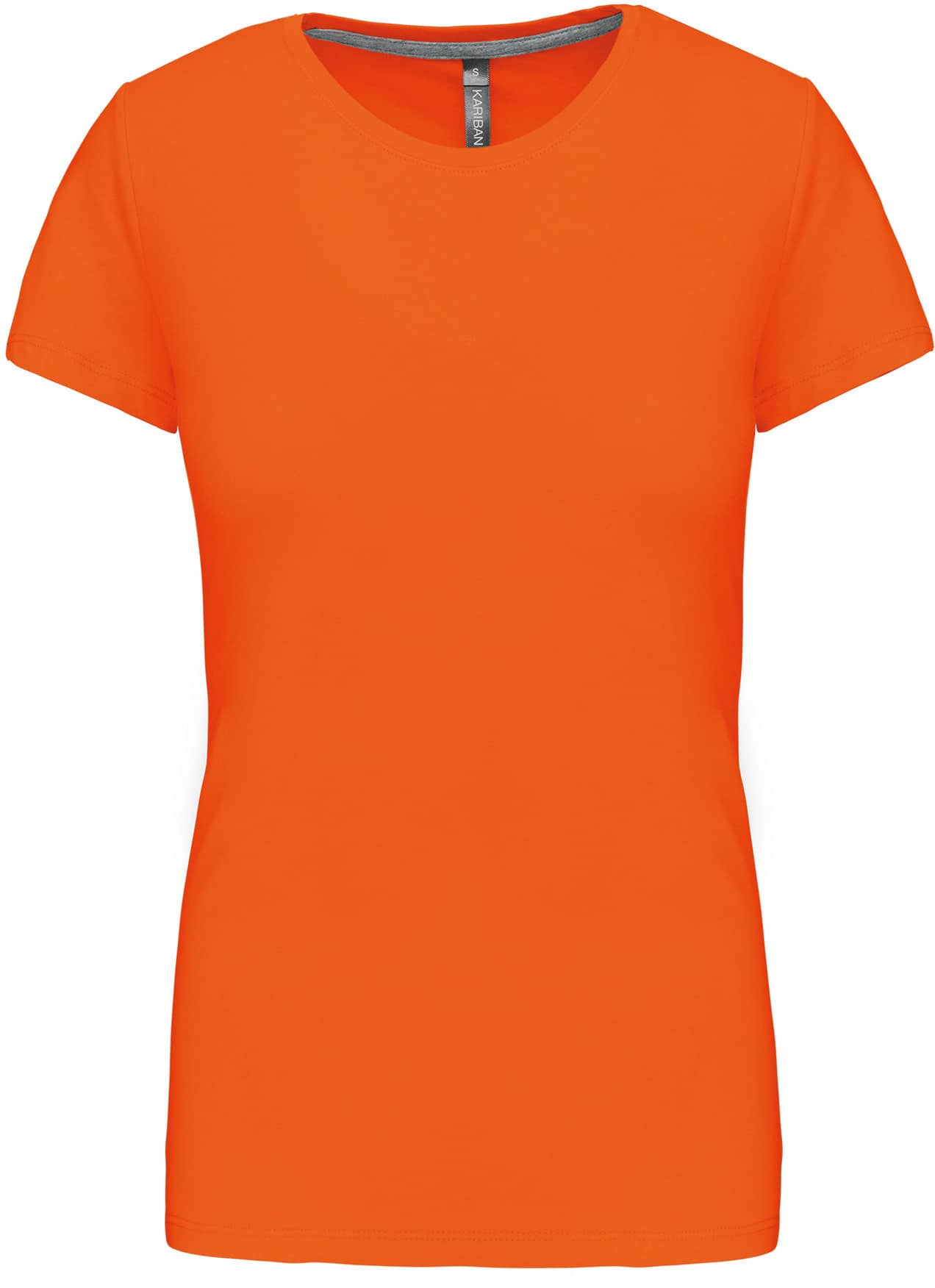 Ladies` Short-Sleeved Crew Neck T-Shirt